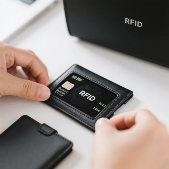 Leather RFID Blocking Card Holders